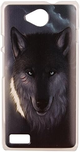 Jiayitong Pattern Design Hard Case For ZTE Blade G Lux / ZTE Kis 3 Max / Optus ZTE Chat V830W Protective Shell Cover Back Skin (Wolf)