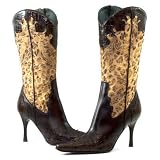 Donald J Pliner -- *Vane Exp/Brw Antique Gator French Leopard Papestry -- Women's Shoes,Boots