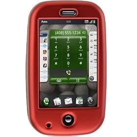 Premium Smooth RED Durable Rubber Case for Sprint Palm Pre