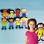 Plush Happy Kids Puppets Set