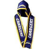 NFL San Diego Chargers Navy Blue Hooded Knit Scarf
