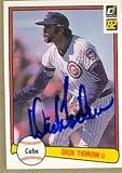 Dick Tidrow Autographed/Hand Signed Baseball Card (Chicago Cubs) 1982 Donruss