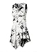 Lock and Love WT1065 Womens Sleeveless Tie-Dye Tunic Tank Top XXXL White_Black