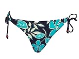 Guess Teal & Brown Ethnic Side Tie Swimsuit-bottoms L