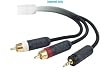 Belkin 60cm Audio Y-Splitter Cable 3.5mm Stereo/2 x Rca