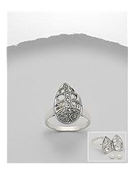 Fresh Water Pearls Ring In 92.5 Sterling Silver