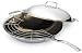 Kitchen & Housewares : Gourmet Standard 14 Inch Tri-Ply Wok with Rack and Domed Lid