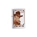 Zippo Lighter John Wayne 1969, Brushed Chrome
