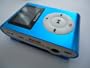 ALANTEX BLUE MP3 USB CLIP LCD SCREEN MP3 PLAYER CLIP FM RADIO Support 2GB 4GB 8GB Micro SD TF Card (Memory Card not included)
