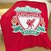 Liverpool LFC Fleece Blanket Throw Single 100%OFFICIAL Image