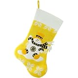 BOSTON BRUINS NHL KNIT CHRISTMAS HOLIDAY STOCKING SNOWMAN-SNOWFLAKE NWT VERY CUTE!!!