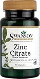 Swanson Zinc Citrate (50mg, 60 Capsules)