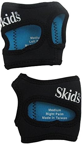 Tandem Volleyball Skid Palm Protectors (Neon Blue, Medium)