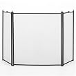 Woodfield Black Three Fold 52" Screen for Fireplace