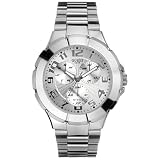GUESS? Men's 10179G Stainless Steel Chronograph Watch
