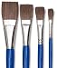 Blick Scholastic Ox Hair One-Stroke - Short Handle, 1-5/16, One-Stroke, Size 1, 1
