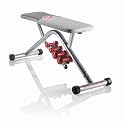 Universal Flat Bench with Dumbbells