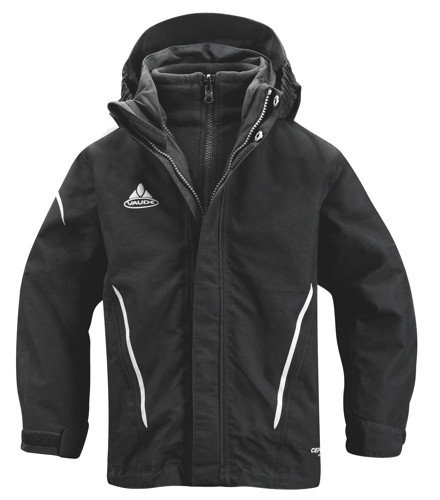 VAUDE Kinder Doppeljacke Campfire 3in1 II, black, 92 Preisvergleich