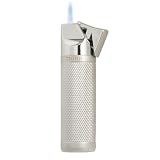 Tiger Magnum Matte Silver Butane Torch Cigar Lighter