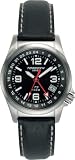 Torgoen Swiss Women's T05501 Dual-Time Zone Leather Strap Watch
