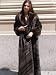 GLAMOROUS NEW MAHOGANY MINK FUR COAT sz16 #22126