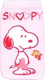 Vivanco J-Straps Handysocke aus Feinstrickmaterial, Snoopy in love, 60x110 mm, rosa