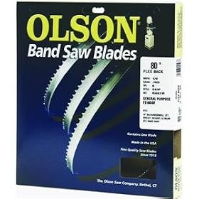 Olson Saw 14580 80'' Bandsaw Blade
