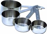Cook Pro Stainless Measuring Cups, Set of 4