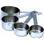 Cook Pro Stainless Measuring Cups, Set of 4