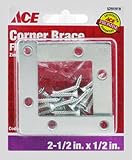 ACE TRADING BHDW 1      01-3410-320    ACE FLAT CORNER BRACE   (pack of 5)