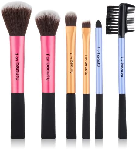 I on Beauty Ferrule 7 Piece Travel Set, Colored Handle