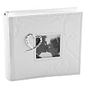 Treasure Box Wedding Album With Silver Diamante Heart