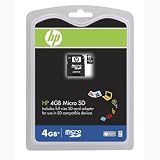 HP 4 GB Class 4 microSDHC Flash Memory Card L1882A-EF