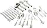 Oneida Flambe 45-Piece Stainless Steel Flatware Set, Service for 8