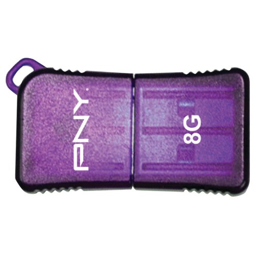 PNY 8 GB Micro Purple (P-FDU8GBSLK/PRP-EF)