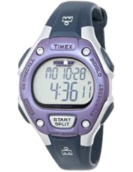 Timex Womens T5K410 "Ironman" Traditional Purple and Black Resin Watch