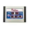 Philadelphia Phillies Scoreboard Desk Clock 6.5"x9" Scoreboard Desk Clock- Phil Phillies - MLB Baseball Fan Shop Sports Team Merchandise