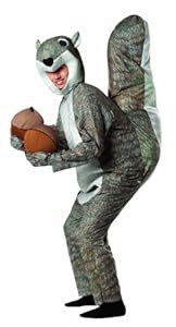 Rasta Imposta Squirrel Costume, Gray, One Size