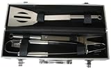Pradel Excellence - WB109 - Valise Métal Barbecue: 1 Spatule + 1 Fourchette + 1 Pince