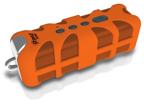 Pyle pwpbt60or sound box splash bluetooth rugged and sp…