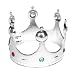 Royal Silver King Crown ~ Halloween King Costume Accessories
