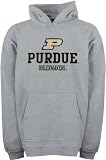 Purdue Boilermakers Youth Grey Tackle Twill Hooded Sweatshirt
