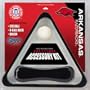 Arkansas Razorbacks Billiard Accessories Kit - includes Triangle Rack, Cue Ball and Brush