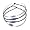 Phiten S-Type Silicone Titanium Rakuwa Necklace - White - 17