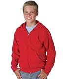 Hanes Youth Full-Zip Hood