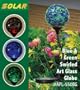 GREEN Solar Garden Globe or Ball Stake Psychadelic & Color Changing