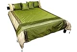 6pc.Thai Lucky Elephant Design Comforter Cover & Bedding Set - U.S. Standar ....