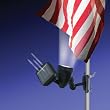 Solar Pole Flag Light
