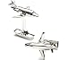 Ravi Ratan Men's Private Jet Cufflinks Silver