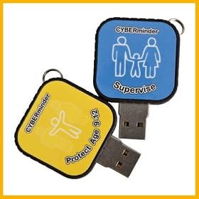 9-12 Years Blue / Yellow Cyber Minder Secure Internet Protection